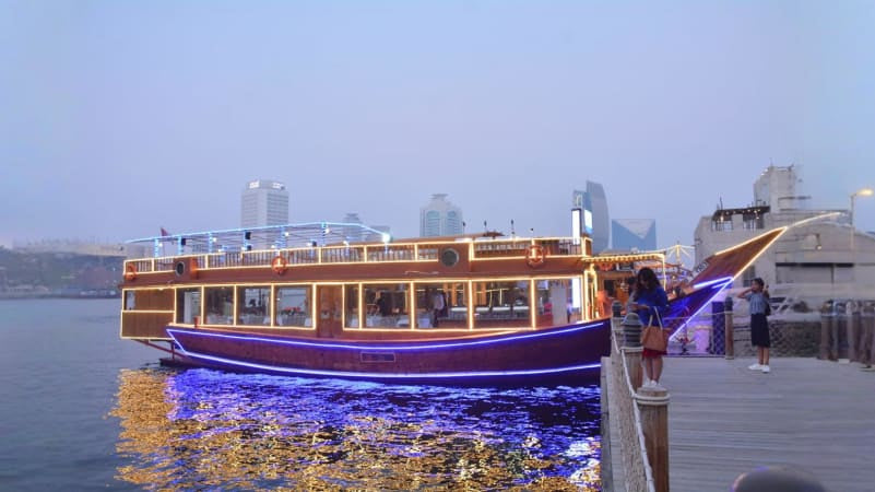 Dhow Cruise Dinner – Dubai Creek (8:00PM - 10:00PM)