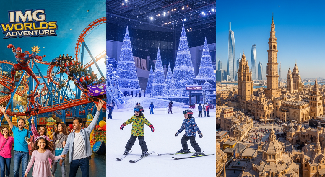 Top Family Adventures in Dubai: IMG Worlds of Adventure, Ski Dubai, and KidZania