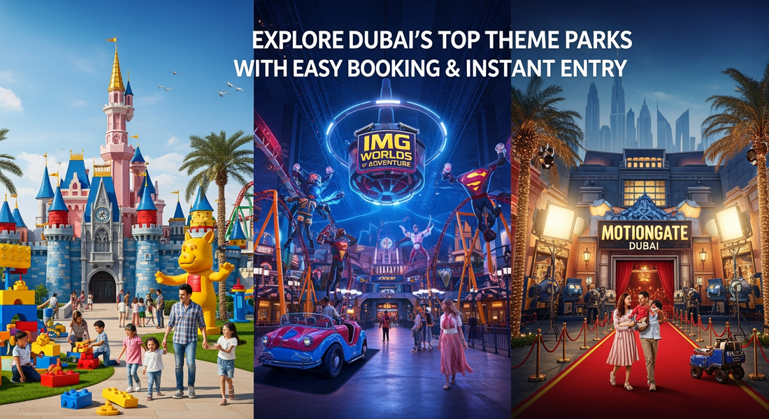 Explore Dubai’s Top Theme Parks with Easy Booking and Instant Entry via Book-Dubai.com