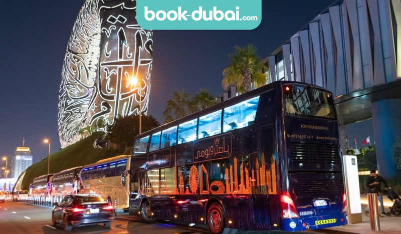 Bustronomy Dubai – Gourmet Dinner Bus Tour (2 Hours)