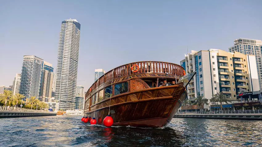 Alexandra Dhow Cruise Dinner – Dubai Marina (9:00PM - 10:45M)