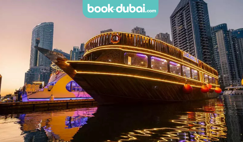 Alexandra Dhow Cruise Dinner – Dubai Marina (9:00PM - 10:45M)
